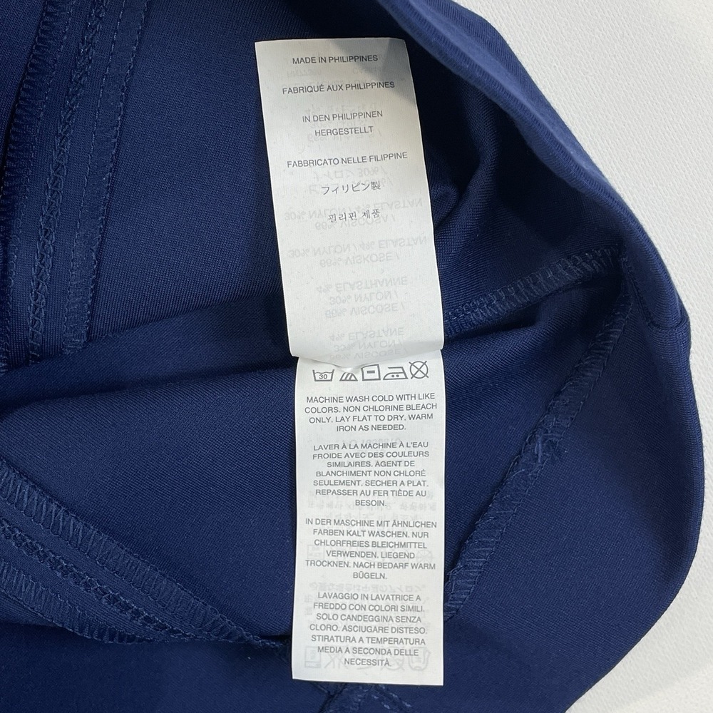 J.Crew Midnight Blue Structured Sheath Dress Size 2 Zip Back Work Chic NWT - Picture 6 of 11